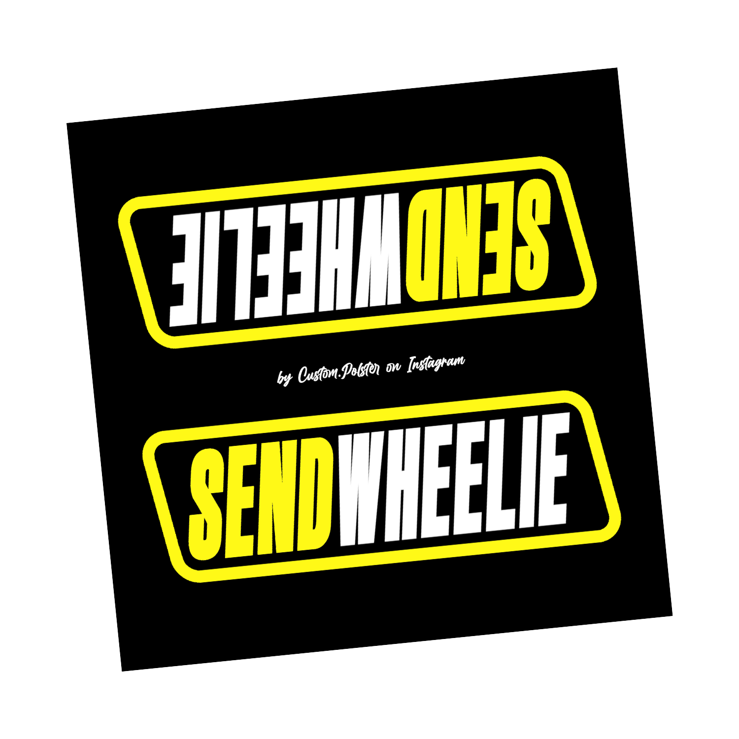 SEND WHEELIE (Lenkerpolster)